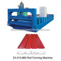 Trapezoid color steel roof panel roll forming machine